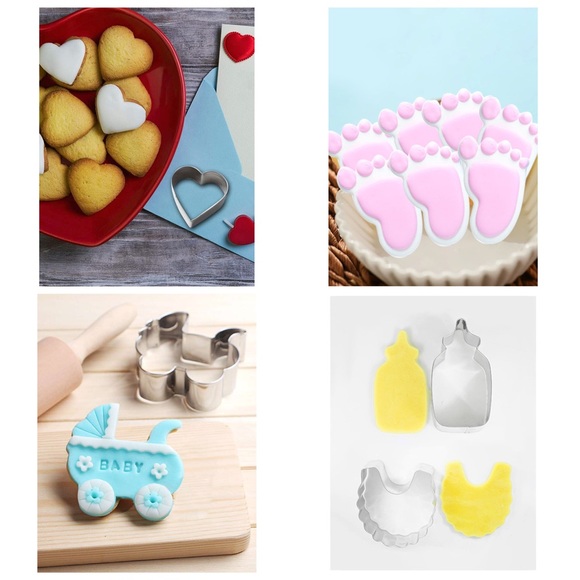 7 pcs Baby Shower Cookie Cutters - Picture 2 of 3